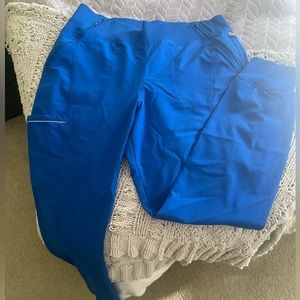 Infinity by Cherokee elastic waist jogger scrub pants - Royal blue